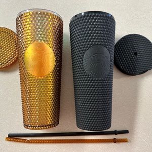 🔸▪️Damaged Starbucks studded Tumblers